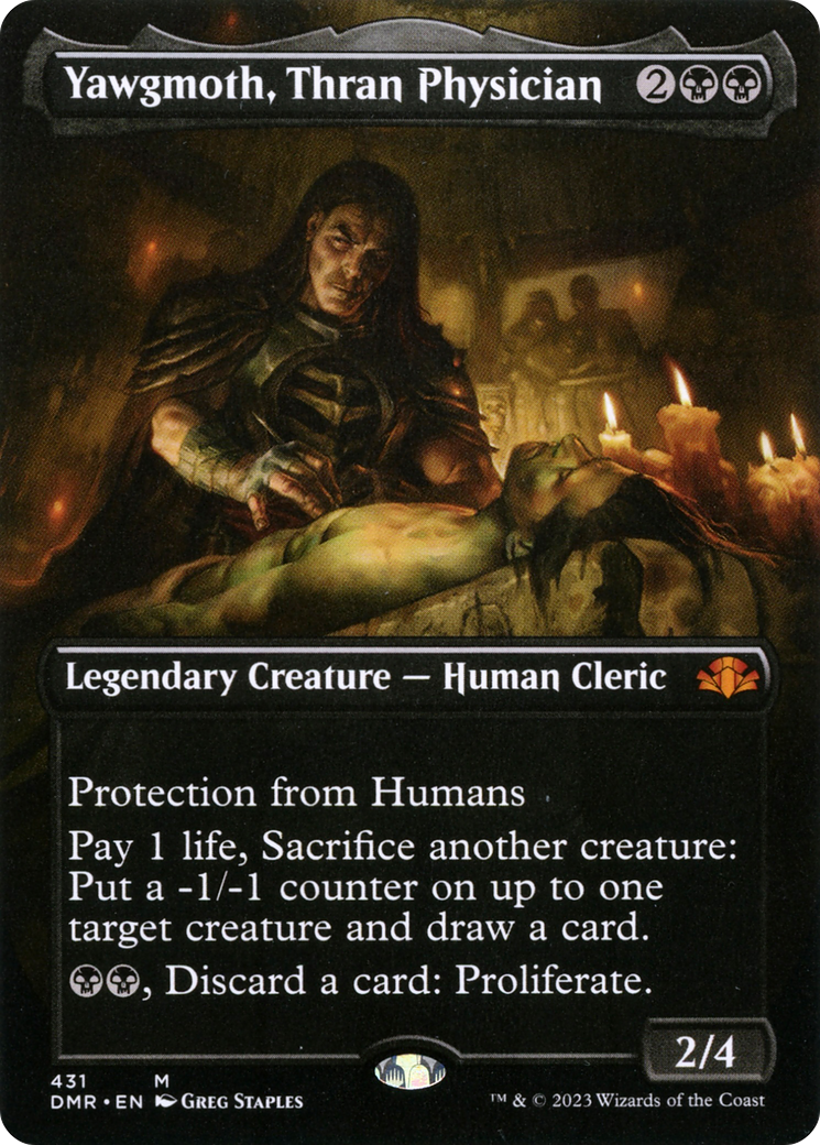 Yawgmoth, Thran Physician (DMR-431) -  (Borderless)