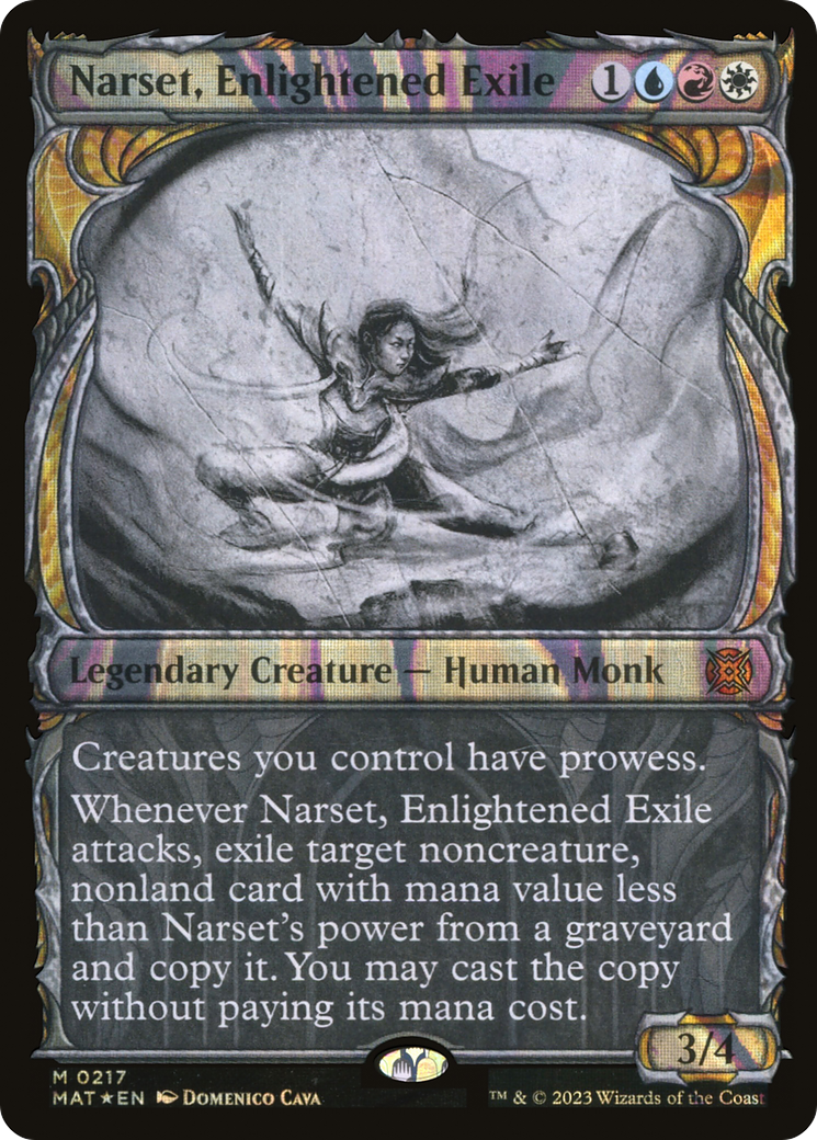 Narset, Enlightened Exile (MAT-217) - : (Showcase) Foil