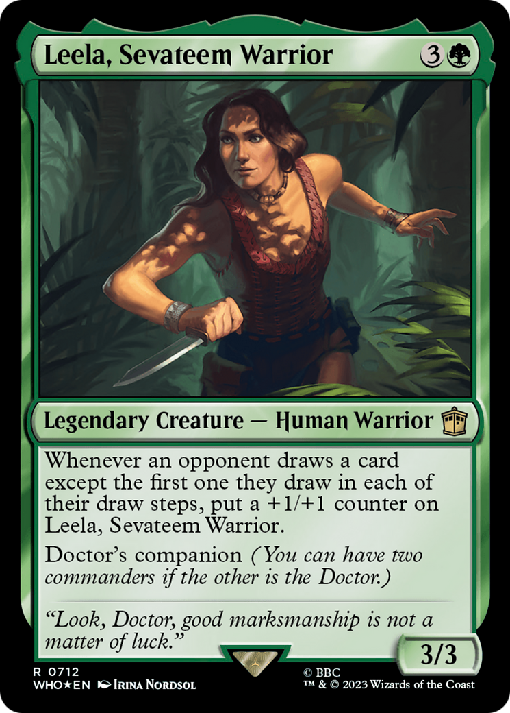 Leela, Sevateem Warrior (WHO-712) -  Foil