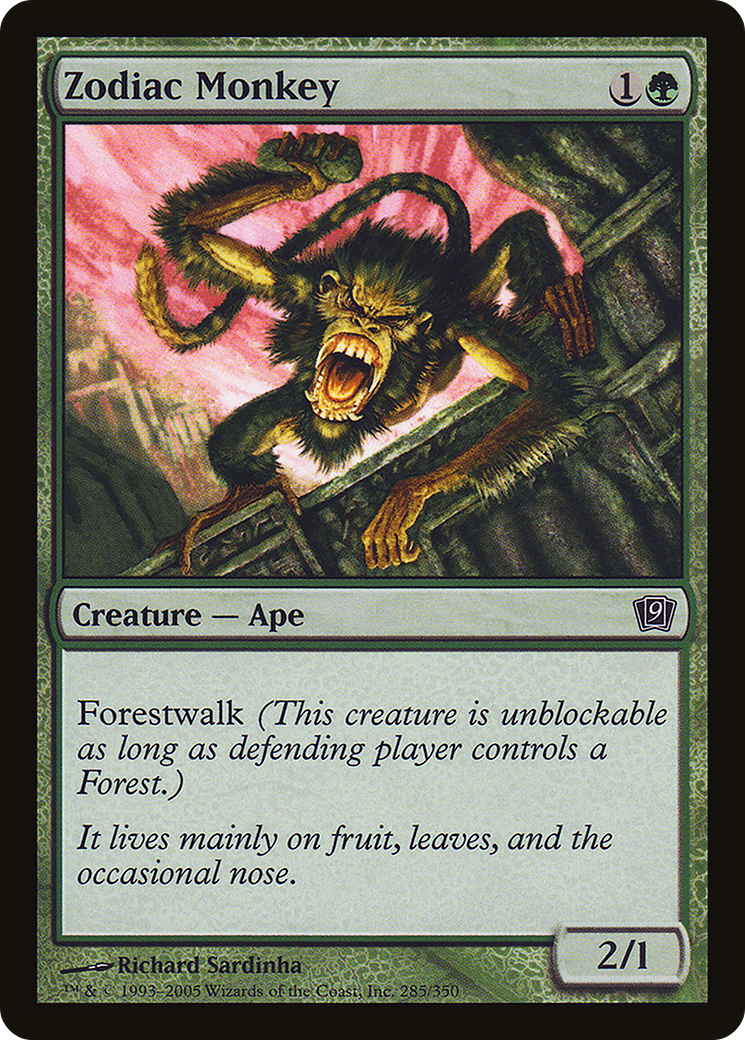 Zodiac Monkey (9ED-285★) -  Foil