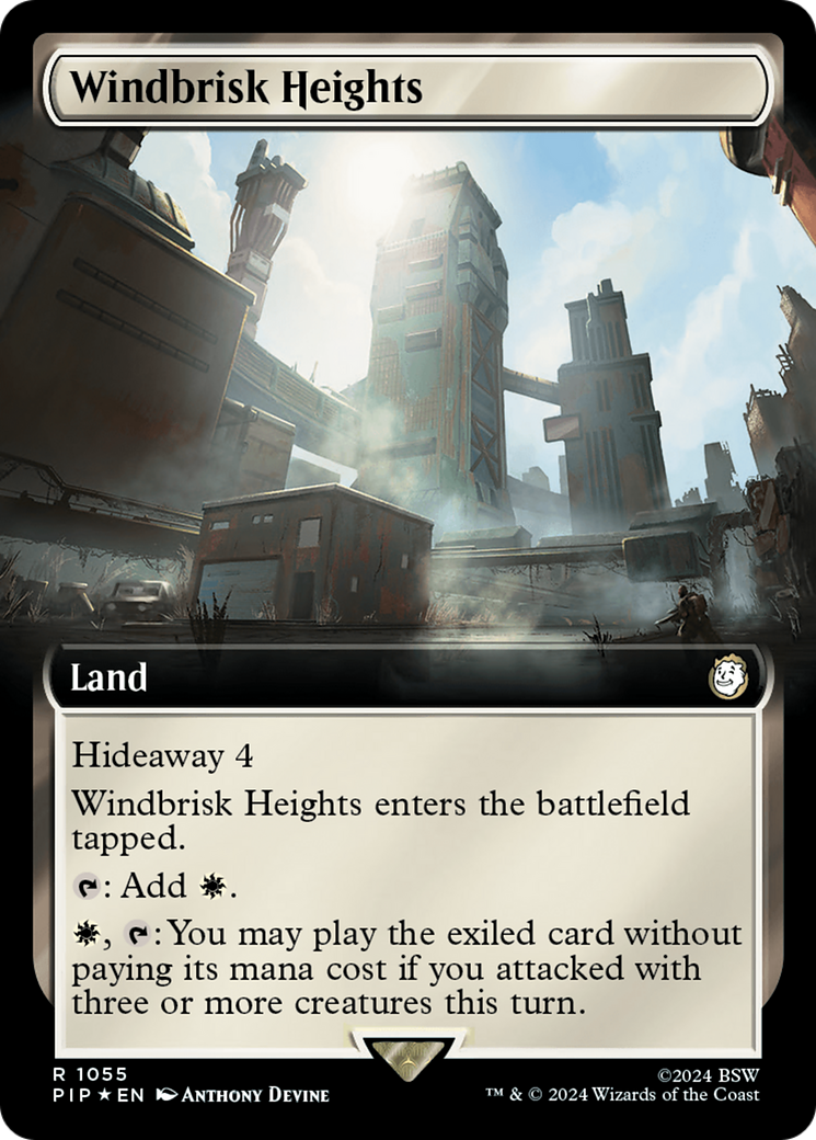 Windbrisk Heights (PIP-1055) - : (Extended Art) Foil