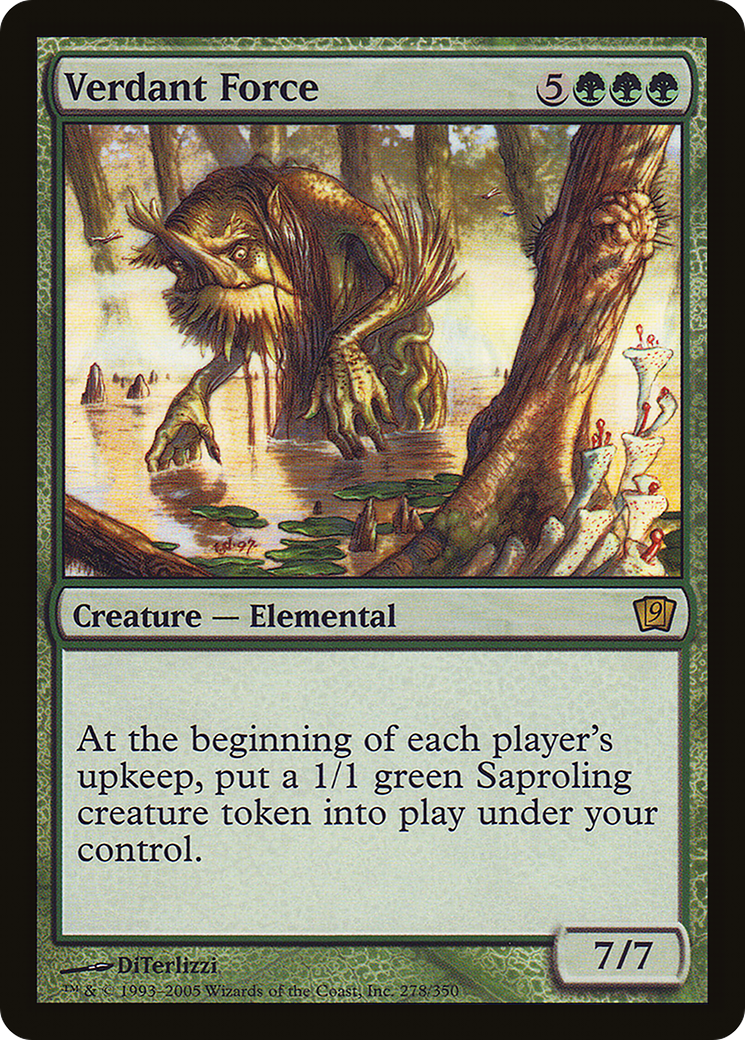 Verdant Force (9ED-278★) -  Foil