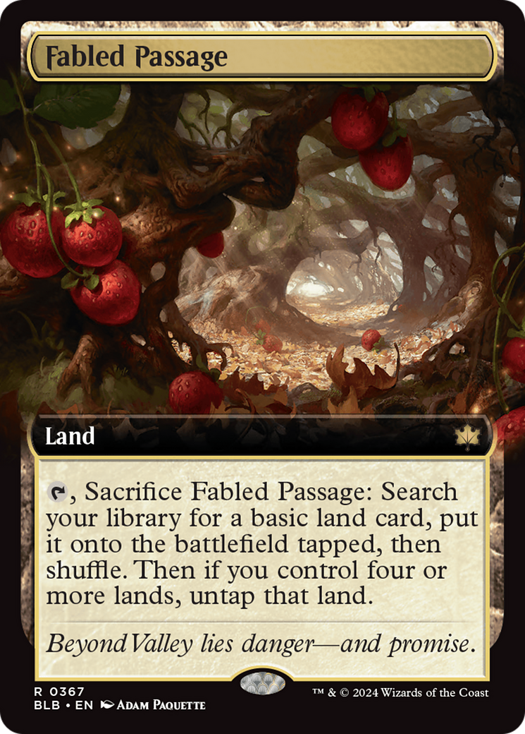 Fabled Passage (BLB-367) - : (Extended Art) Foil