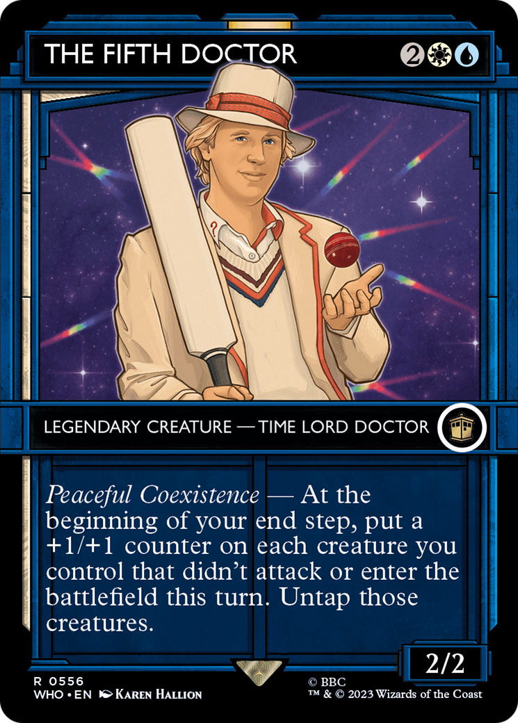 The Fifth Doctor (WHO-556) - : (Showcase) (Borderless) Foil