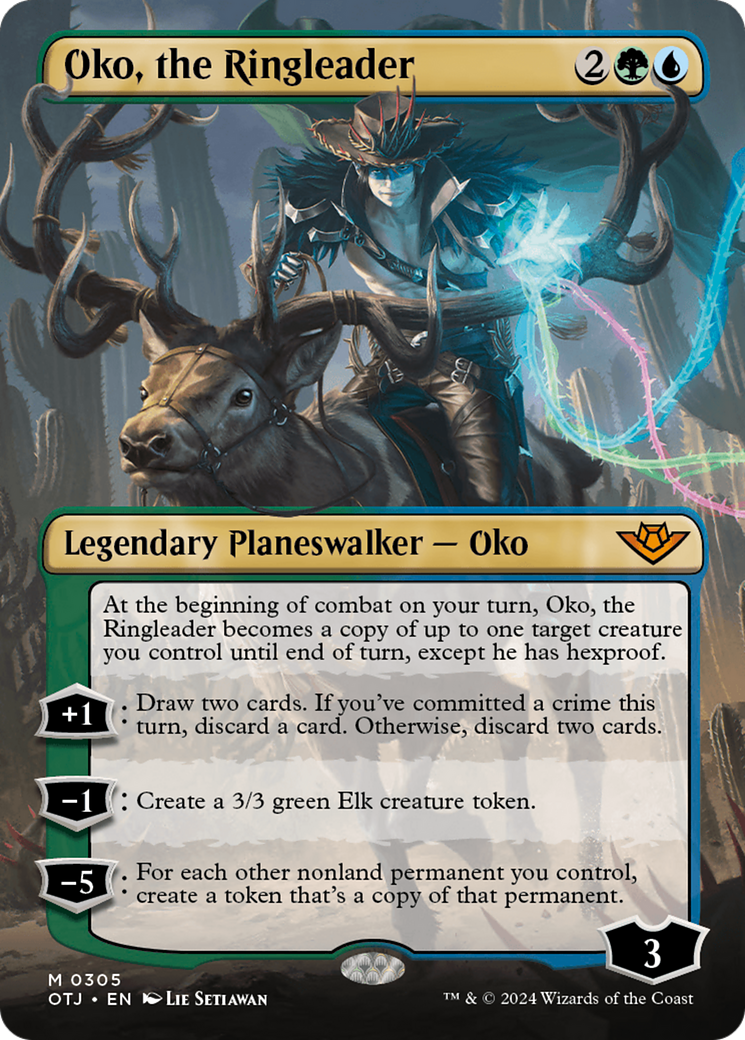 Oko, the Ringleader (OTJ-305) -  (Borderless)