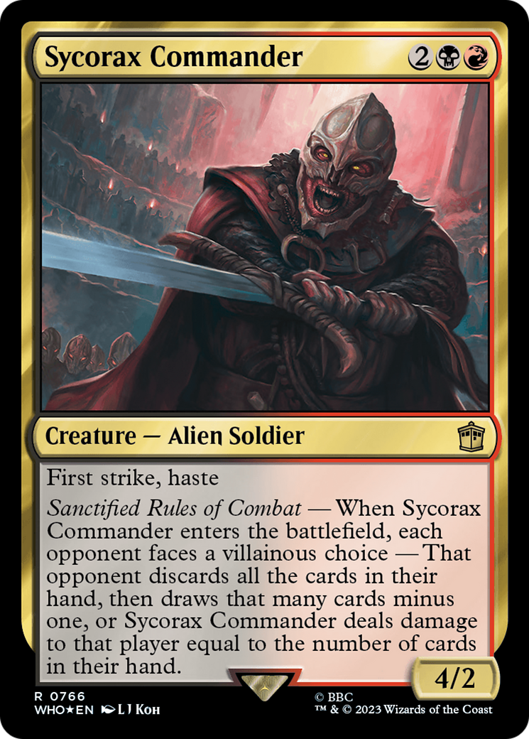 Sycorax Commander (WHO-766) -  Foil