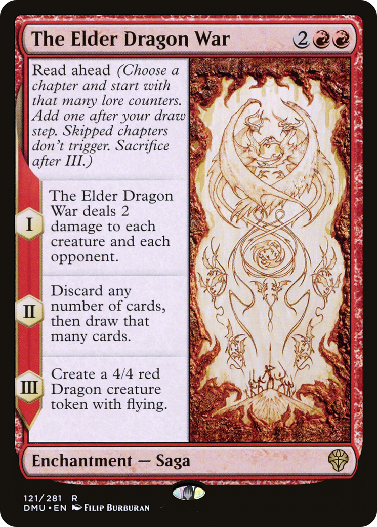 The Elder Dragon War (DMU-121) -  Foil