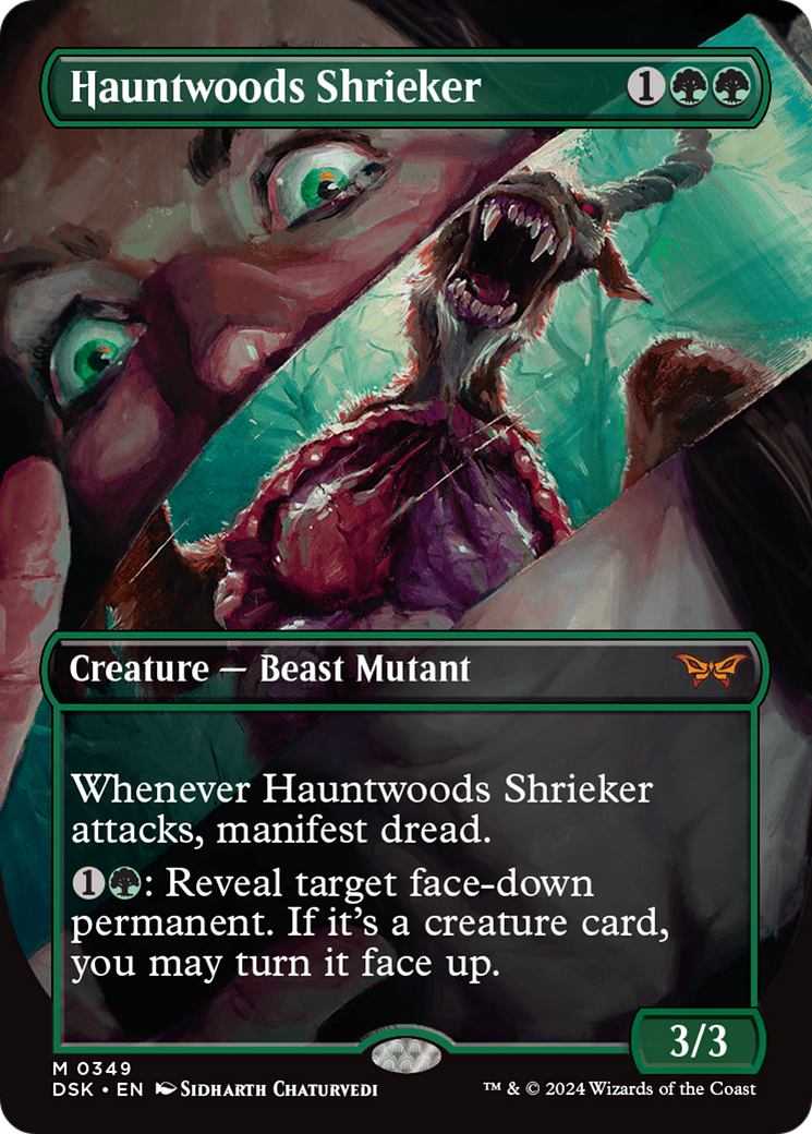 Hauntwoods Shrieker (DSK-349) -  (Borderless) Foil