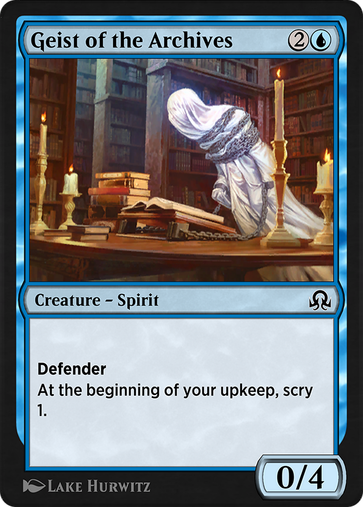 Geist of the Archives (SIR-072) -