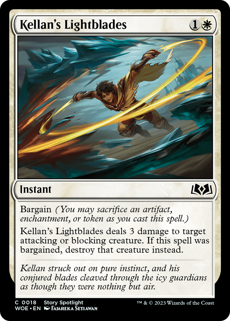 Kellan's Lightblades (WOE-018) -  Foil