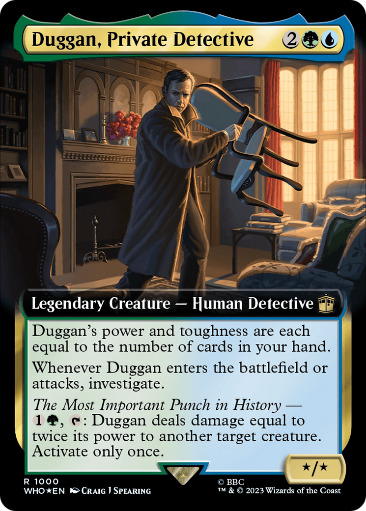 Duggan, Private Detective (WHO-1000) - : (Extended Art) Foil