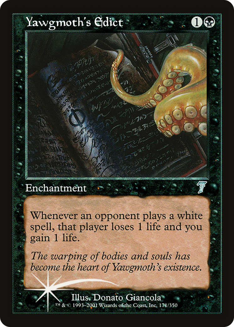 Yawgmoth's Edict (7ED-171★) -  Foil