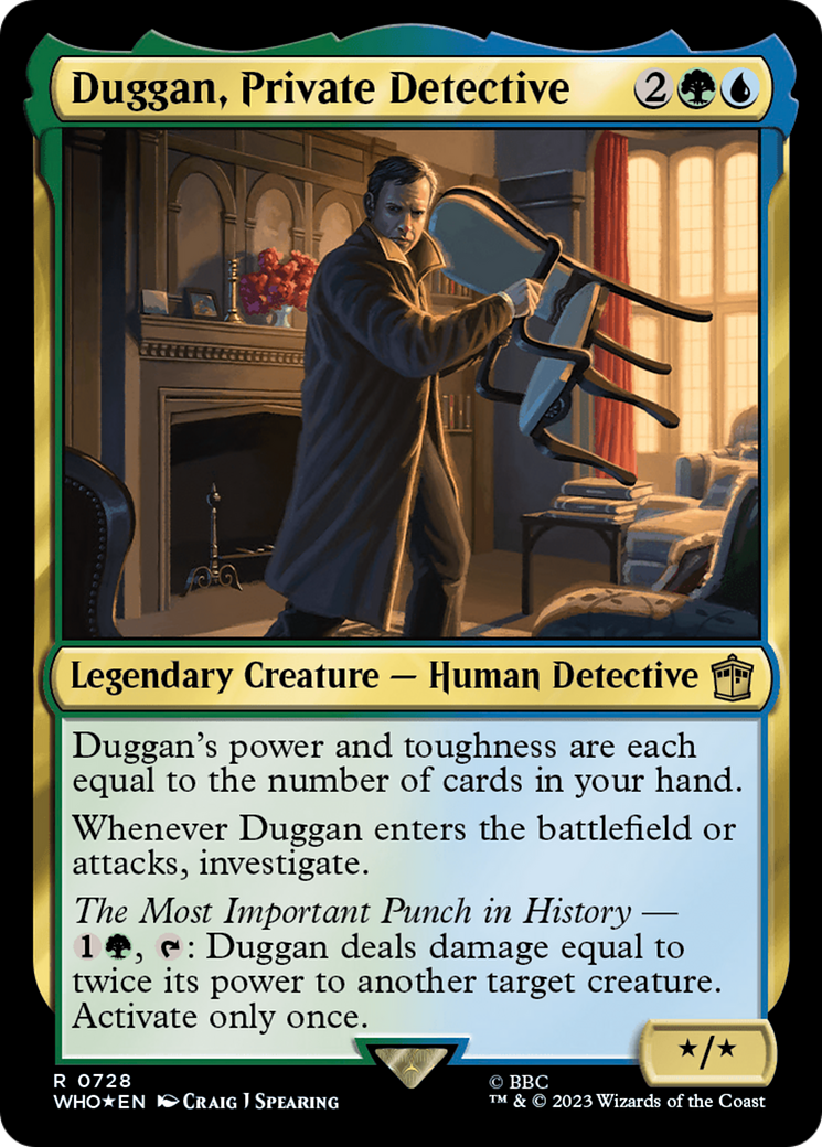 Duggan, Private Detective (WHO-728) -  Foil