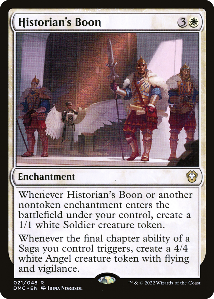 Historian's Boon (DMC-021) -  Foil