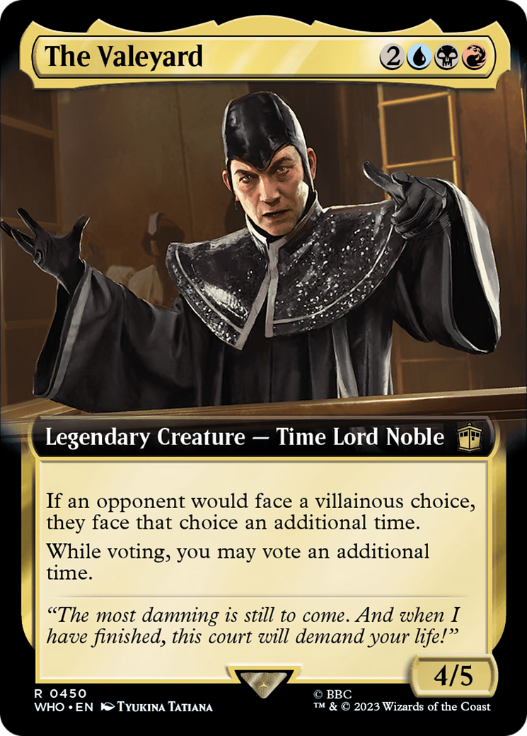 The Valeyard (WHO-450) - : (Extended Art) Foil