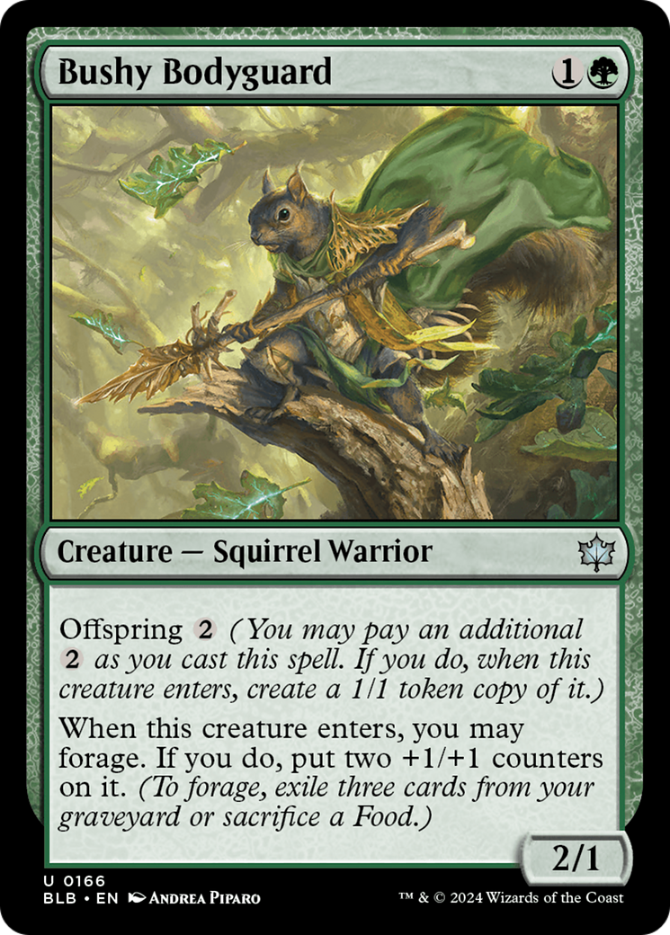 Bushy Bodyguard (BLB-166) -  Foil