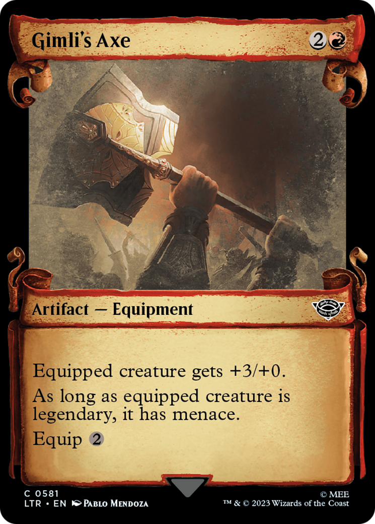 Gimli's Axe (LTR-581) - : (Showcase) Foil