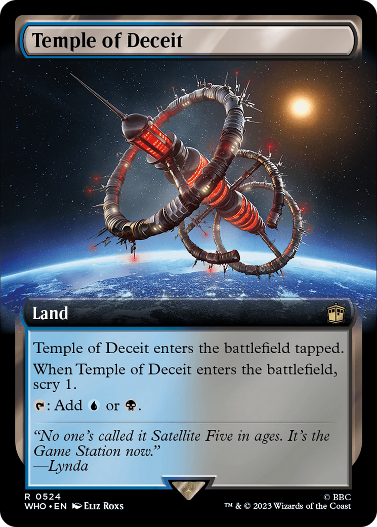 Temple of Deceit (WHO-524) - : (Extended Art) Foil