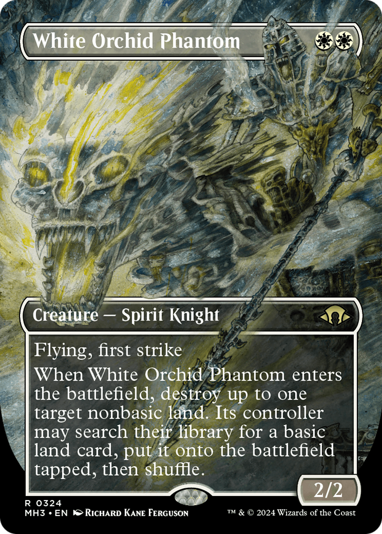 White Orchid Phantom (MH3-324) -  (Borderless) Foil