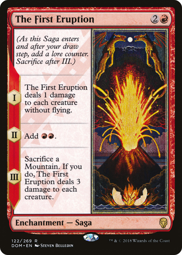 The First Eruption (DOM-122) -  Foil