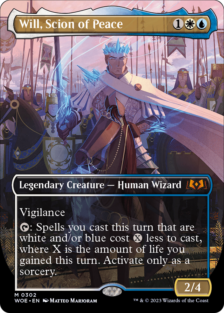 Will, Scion of Peace (WOE-302) -  (Borderless) Foil