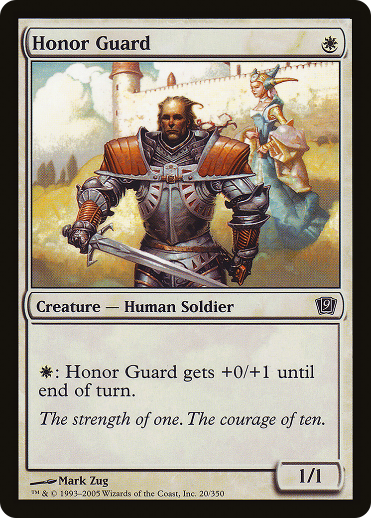 Honor Guard (9ED-20★) -  Foil