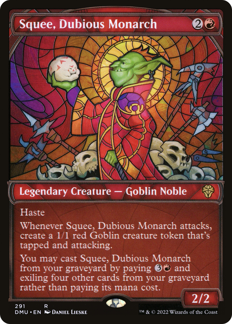 Squee, Dubious Monarch (DMU-291) - : (Showcase) Foil