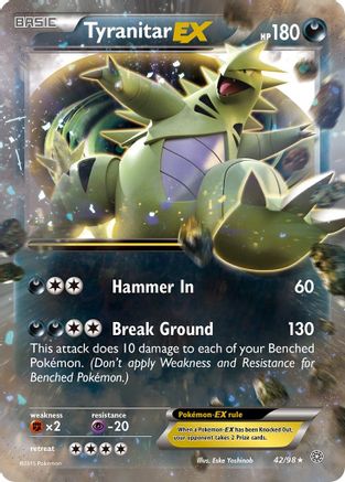 Tyranitar EX 42/98 - Holofoil