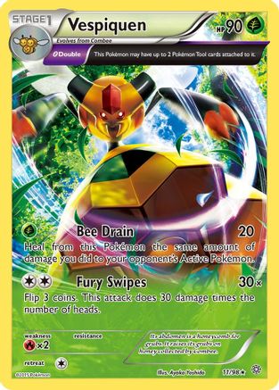 Vespiquen (11) 11/98 - Reverse Holofoil