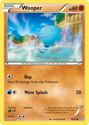 Wooper 38/98 - Reverse Holofoil