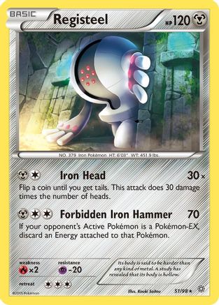 Registeel 51/98 - Reverse Holofoil