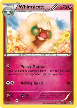 Whimsicott 56/98 - Reverse Holofoil