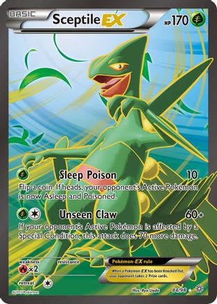 Sceptile EX (84 Full Art) 84/98 - Holofoil