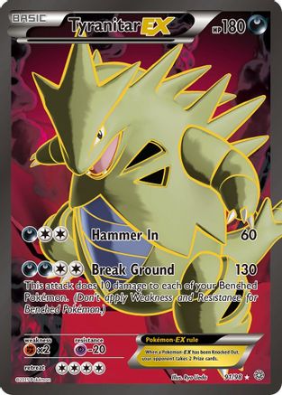 Tyranitar EX (91 Full Art) 91/98 - Holofoil