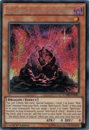 The Black Stone of Legend (CORE-EN021) - Clash of Rebellions 1st Edition