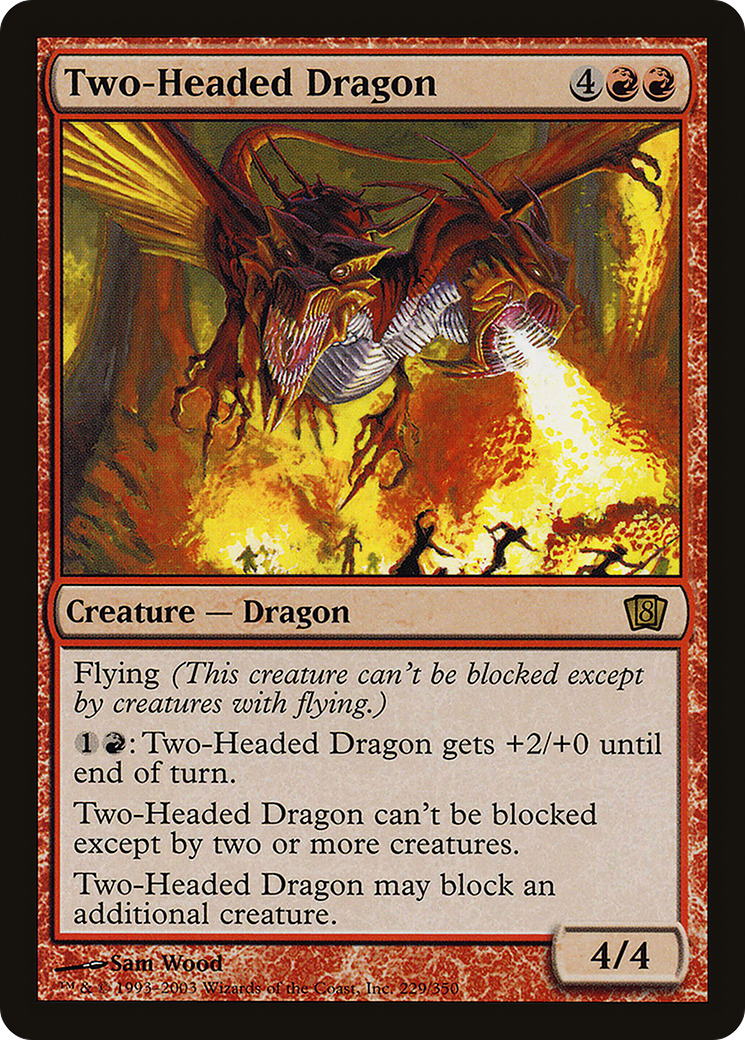 Two-Headed Dragon (8ED-229★) -  Foil