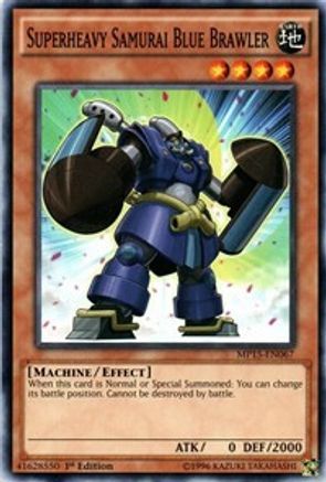 Superheavy Samurai Blue Brawler (MP15-EN067) - 2015 Mega-Tins Mega Pack 1st Edition