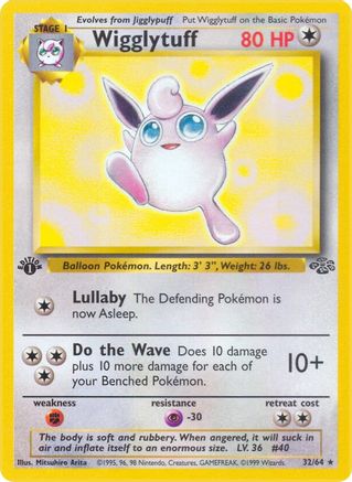 Wigglytuff (32) 32/64 - 1st Edition