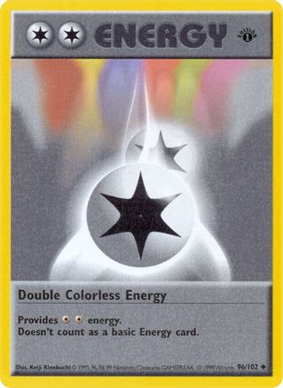 Double Colorless Energy 96 - 1st Edition