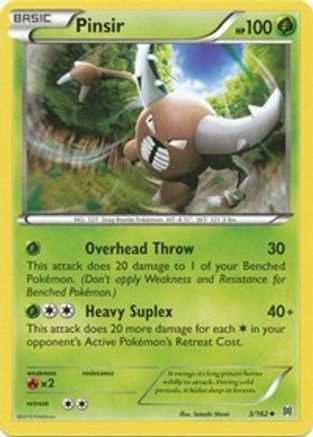 Pinsir 3/162 - Reverse Holofoil