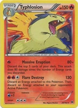 Typhlosion 20/162 - Holofoil