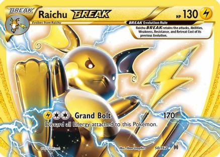 Raichu BREAK 50/162 - Holofoil