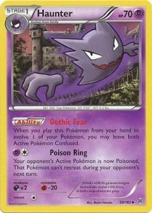 Haunter 59/162 - Reverse Holofoil