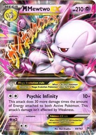 M Mewtwo EX (64) 64/162 - Holofoil