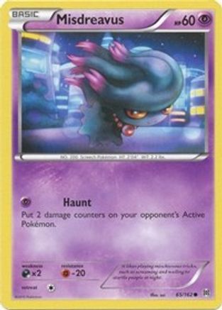 Misdreavus 65/162 - Reverse Holofoil