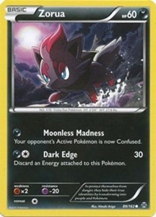 Zorua (89) 89/162 - Reverse Holofoil