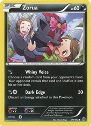 Zorua (90) 90/162 - Reverse Holofoil