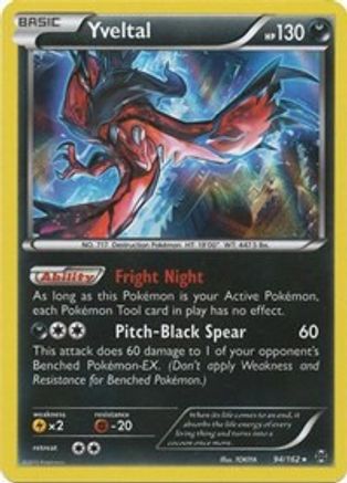 Yveltal 94/162 - Reverse Holofoil