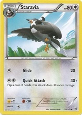 Staravia 126/162 - Reverse Holofoil