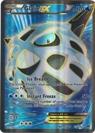 Glalie EX (Full Art) 155/162 - Holofoil